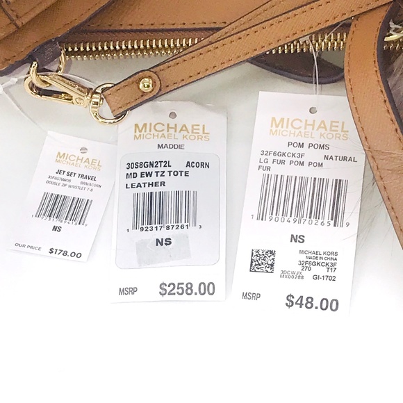 3PCS Michael Kors Maddie Medium Tote Wallet Charms - Picture 8 of 8